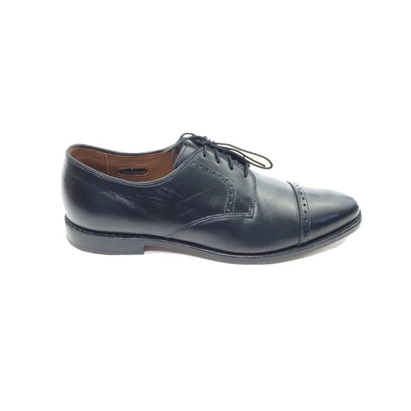 Allen Edmonds Clifton Black Leather Cap Toe Oxford Dress Shoes Mens 10D main image 13
